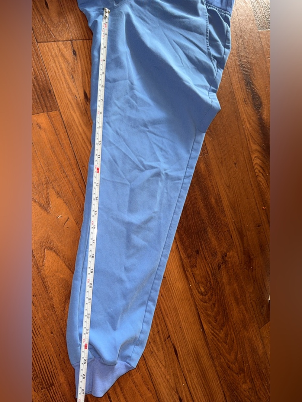 Like New Pristine FIGS Zamora Jogger Ceil Blue Size Medium PO 2623 Scrub Pants - Picture 6 of 8